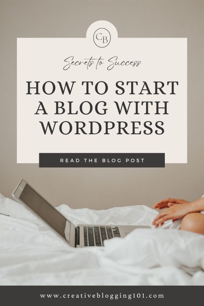 how to start a blog with wordpress