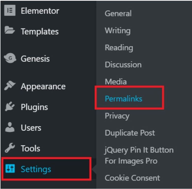 change settings before starting blog posts