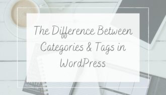 difference between categories and tags in wordpress