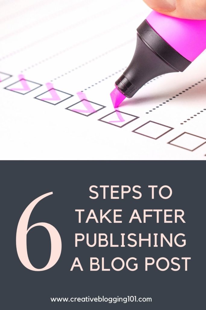 6 steps to take after publishing a blog post