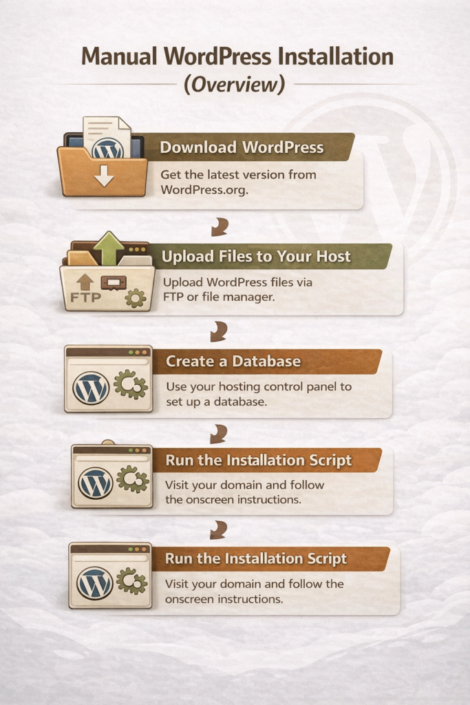 how to install WordPress manually; how to install WordPress for beginners; how to start a blog from scratch; how to build a website; 
